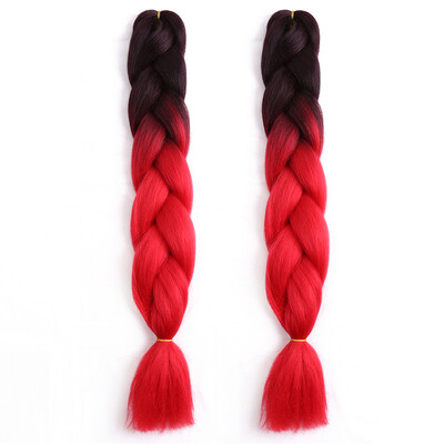 

2T 3T Jumbo Braids Hairstyles Hair For Russian Women Colors Synthetic Braiding Hair