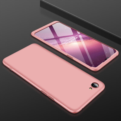 

MOONCASE Three-parts structure design Full Protection Hard Plastic Combination Shockproof Case for Oppo A3 Pink