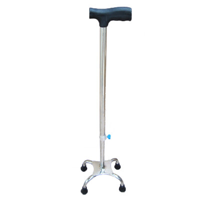 

Happy smile four-leg crutches aide