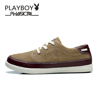 

PLAYBOY brandNew style for springLight&casual sneakerLeather fashionalMenshoes
