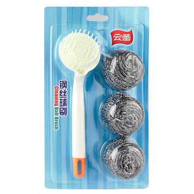 

Jingdong supermarket Yunlei long handle steel ball brush 13435