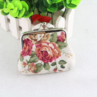 

Women Lady Retro Vintage Flower Small Wallet Hasp Purse Clutch Bag Brand New