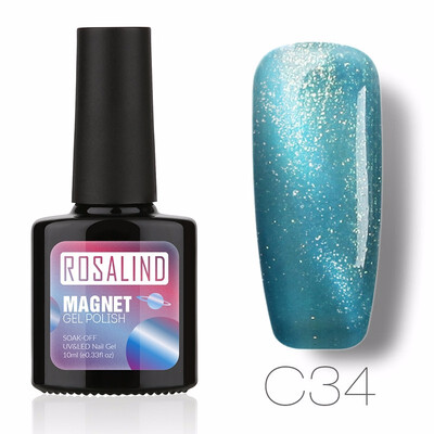 

ROSALIND Gel 1S 7ML Color Diamond Series Glitter Nail Gel Polish UV LED Soak-Off Nail Art Base Top Coat Needed gel lacquer