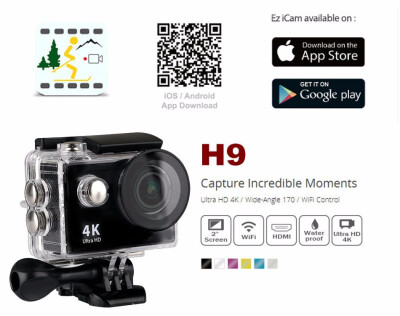 

H9R remote control camera 4K wifi Ultra HD 1080p 60fps 170D waterproof camera sports mini camera