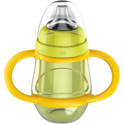 

BERZ children with handle sippy cup baby learning cup leak-proof 300ml orange