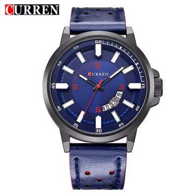 

Curren 2017 men watches relogio masculino luxury military wristwatches fashion casual quartzwatch water Resistant calendar 8228