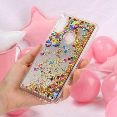 

Akabeila Cover for Xiaomi 6X Mi 6X Case Soft Mirror Dynamic Glitter Phone Protector Cover for Xiaomi Mi A2 Bag
