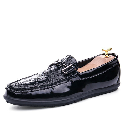 

Damaizhang Brand Hot Sale Men Business Shoes Causal Holiday Flat Shoes Pu Leather Mens Shoe