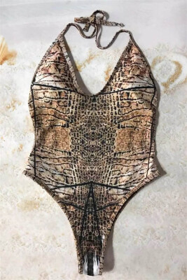 

Sexy One Piece Swimsuits Women African Swimwear Brazilian Thong Print Monokini Tankini Beach Bodysuit Bathing Suit