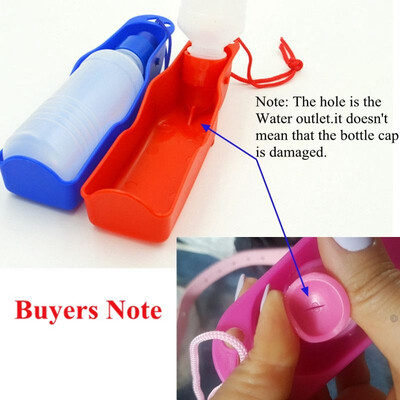 

Cntomlv Foldable Pet Dog Drinking Water Bottles Travel Hand Held Puppy Dogs Squeeze Water Bottle Dispenser Flip Down Water Pan