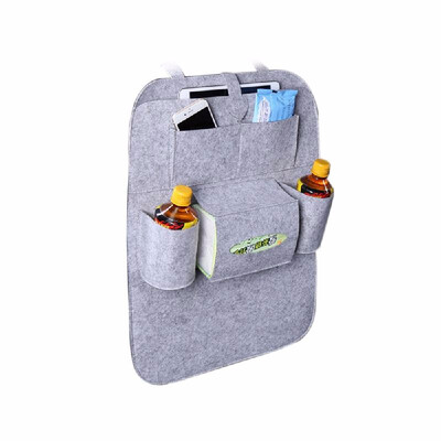 

Fashion Auto Car Backseat Organizer Car-Styling Holder Felt Covers Versatile Multi-Pocket Seat Wool Felt Storage Container
