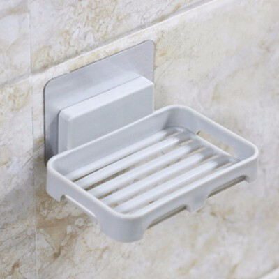 

Cntomlv hot sale Creatived Double Layers Soap Box Bathroom Soap Dish Sucker Holder Container Store