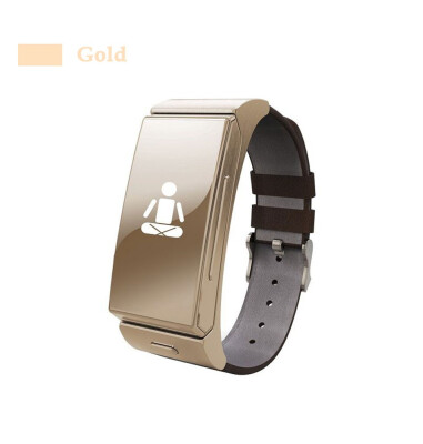 

Elegance New Umini Health Bracelet with Bluetooth Headset Music Play Heart Rate Monitor Bluetooth Call Sedentary Remind Alarm Clock Notification Remind Touch Screen