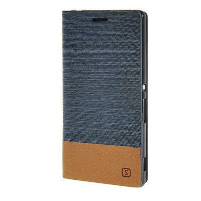 

MOONCASE ЧЕХОЛ ДЛЯ Sony Xperia Z4 Leather Wallet Flip Card Holster Pouch Stand Back Blue