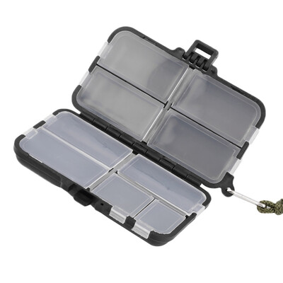 

Двухсторонняя прикормы приманки Крючки снасти хранения Box Case 9 отсек