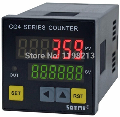 

100 New&original Smart Digital Counter CG4 4848mm 6-digit Preset Electric Digital Counter sensor CG4-RB60