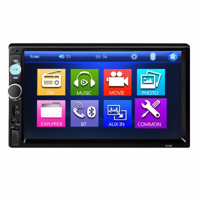 

7010B 7 Inch Bluetooth V20 TFT Screen 12V Car Audio Stereo MP5 Player Auto Video with Rearview Camera