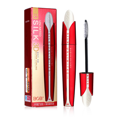 

BOB silk silky feather feather mascara 10g new brush head is not blooming not knotted long curling thick
