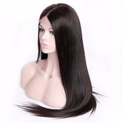 

HCDIVA 360 Lace Frontal Wigs for Black Women Pre Plucked 150 Density Brazilian Straight Human Hair Wigs with Baby Hair