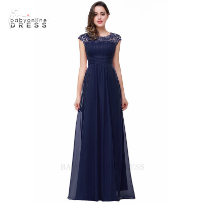 

Long Bridesmaid Dresses 2018 Beading Lace Vestido De Dama De Honra Cheap Red Royal Blue Robe De Soiree Prom Wedding Party Dress