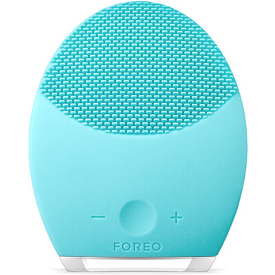 

Foyeol FOREO Cleansing Instrument Silicone Electric Pores Cleansing Beauty Massage Facial For Oily Skin Luna LUNA2 Generation Blue Green