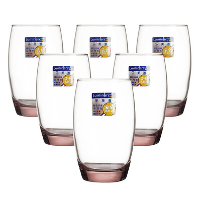 

Jingdong supermarket] Le Meiya Luminca Satin condensate straight straight glass glass ice powder 350ml 6 loaded