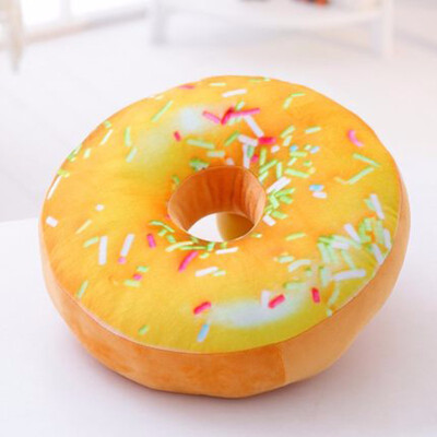 

Cute Soft Plush Pillow Stuffed Seat Pad Sweet Donut Foods Cushion throw pillow covers Case Toys pillowcase poszewka na poduszki