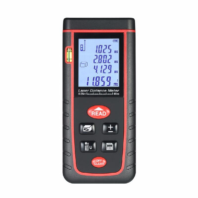 

100m Mini Handheld LCD Digital Laser Distance Meter High-precision Rangefinder Distance Area Volume Measurement 30 Groups Data Sto