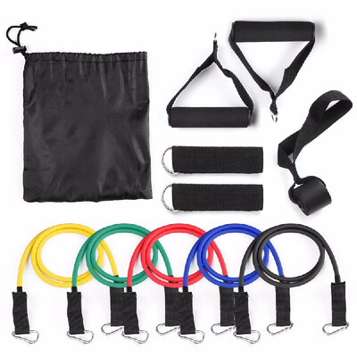

TOMSHOO 1017Pcs Resistance Bands Set Workout Fintess Exercise Rehab Bands Loop Bands Tube Bands Door Anchor Ankle Straps Cushione