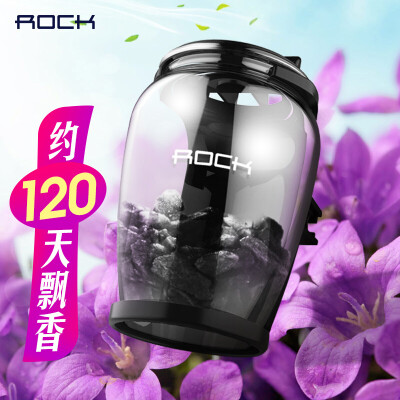 

ROCK car outlet perfume car perfume car perfume decoration zeolite car aromatherapy black