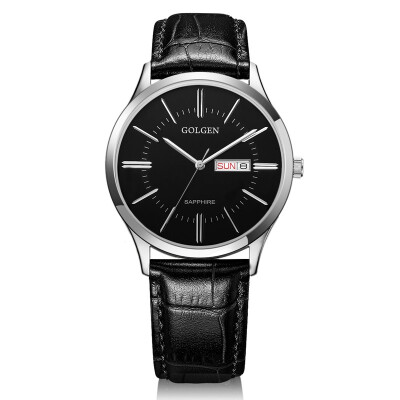 

Ancient (GOLGEN) watch classic series quartz male watch black GN.19011M.PB