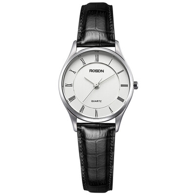 

Lausanne (ROSDN) watch quartz couple table male watch white white leather G3212CL-MRW