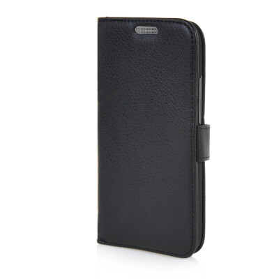 

MOONCASE High quality Leather Wallet Flip Card Slot Pouch Stand Shell Back ЧЕХОЛ ДЛЯ HTC One Mini 2 M8 Mini Black