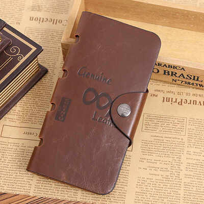 

Crazy Horse Leather Wallet Wallet Long