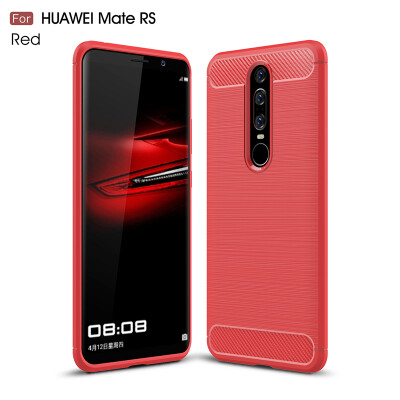 

Goowiiz Phone Case For Huawei Mate 9Mate RsNova Fashion Slim Carbon Fiber TPU Soft Silicone