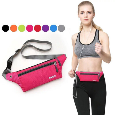 

The new slim chest bag women pockets mini waist bag