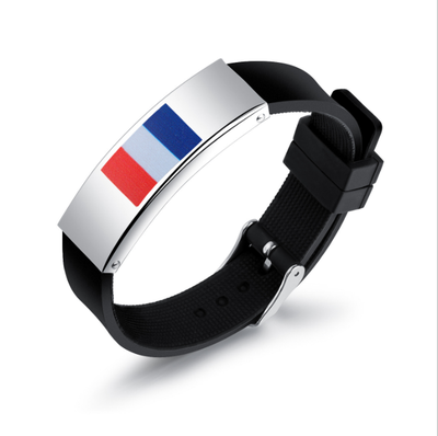 

Football Fans Around Bracelet Sign Fans Bracelet Personality Silicone Men Bracelet