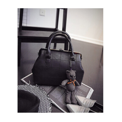 

Fashion brand women tote bags Teddy Bears Thread Frame bags famous designers leather handbags ladies messenger bag cross body