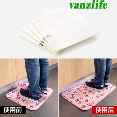 

Cntomlv fixed carpet super viscous double-sided adhesive strong mat tape anti-slip paste ground non-woven tape 4 pieces