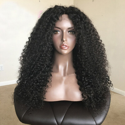 

Clymene Hair 180 Density 5x45 Silk Base Lace Front Wig Human Hair with Baby Hair Virgin Curly Peruvian Lace Front Wig