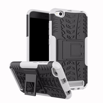 

Goowiiz Phone Case For Xiaomi Redmi 55A5 PlusNote 5 India Armor Tire Texture Rugged Protection PCTPU Silicone