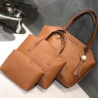 

Womens New Three-piece Korean Tide Wild Large Capacity Shoulder Bag