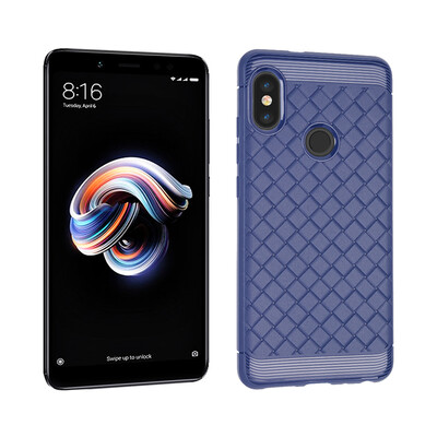 

Goowiiz роскошный корпус телефона для Xiaomi Redmi Note 5 Pro очень вентиляция плетение мягкий защита от падения защита