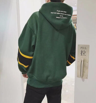 

2018 Autumn Fun Striped Hoodie Student Loose Sweater printing Cartoon Bf Style Hooded Jacket Unisex