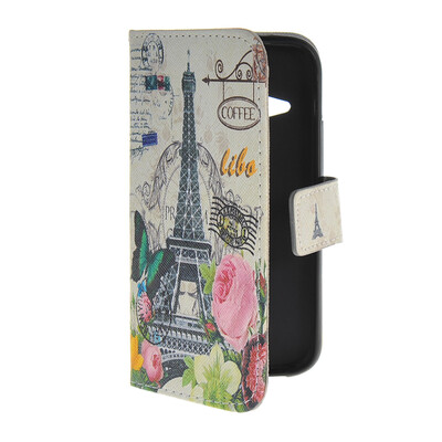 

MOONCASE Pattern Style Leather Side Flip Wallet Card Slot Pouch Stand Shell Back ЧЕХОЛ ДЛЯ HTC One 2 Mini ( M8 Mini )