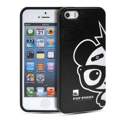 

MOONCASE Watercolor Art Soft Flexible Silicone Gel TPU Skin Shell Back Case Cover for Apple iPhone 5 / 5S