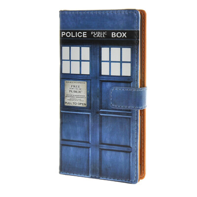 

MOONCASE ЧЕХОЛ ДЛЯ Sony Xperia M4 Telephone booth Leather Flip Wallet Card Holder with Kickstand Back A07