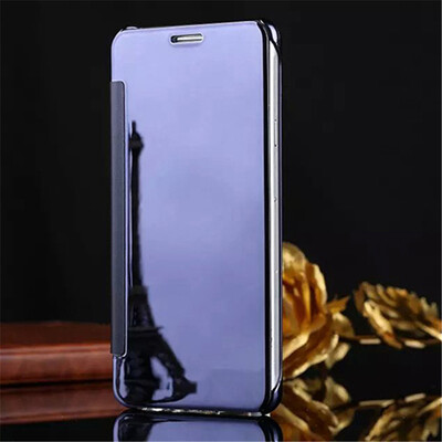 

Samsung Galaxy C5C7C9 Luxury Mirror View Mirror PU Cover Flip Smart Clear Window Phone Case