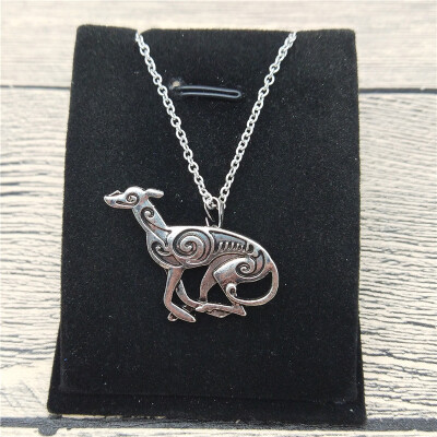 

New Italian Greyhound Necklace Trendy Style Spanish Grey Hound Whippet Pendant Necklace Women Fashion Pet Dog Jewellery