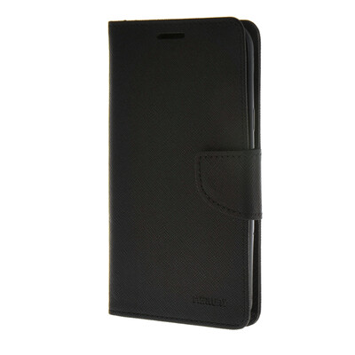 

MOONCASE Splice Color Leather Wallet Flip Card Slot Bracket Back чехол для Samsung Galaxy J7 Black01